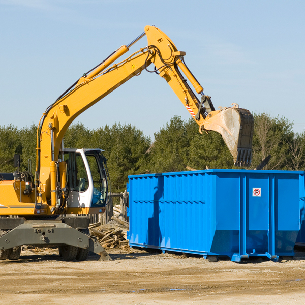 what size residential dumpster rentals are available in Makinen Minnesota